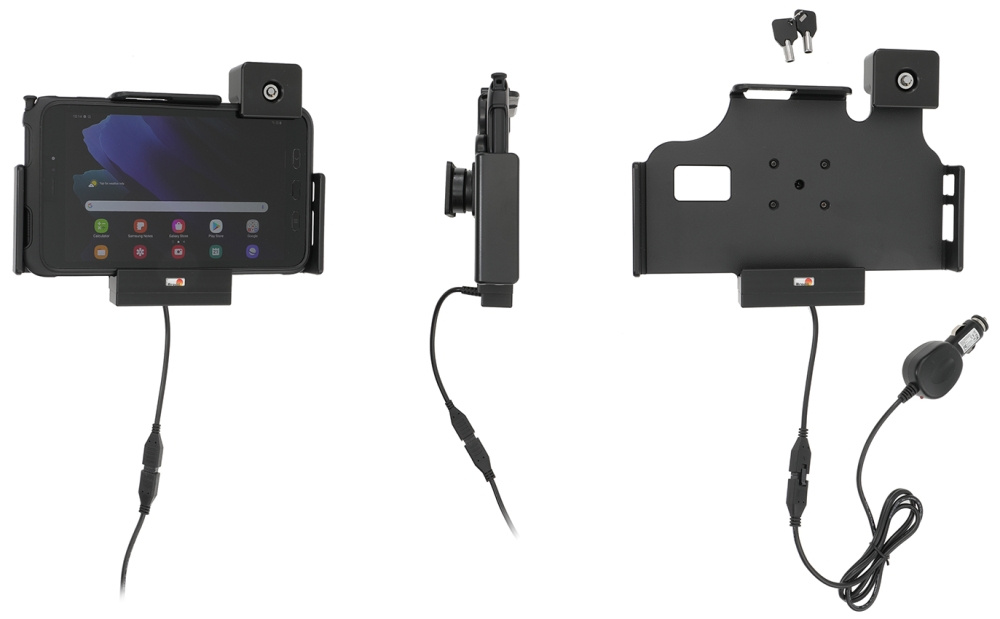 Brodit Kiinnike avaimenlukolla, Samsung Galaxy Tab Active 2 SM-T390/SM-T395/3 SM-T570/SM-T575/5 SM-X300/SM-X306B