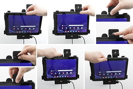 Brodit Kiinnike avaimenlukolla, Samsung Galaxy Tab Active 4 Pro SM-T630/SM-T636 