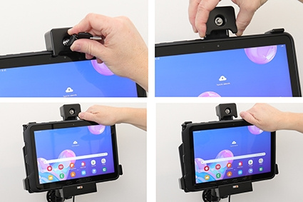 Brodit Teline av lukko-avaimella, Samsung Galaxy Tab Active Pro T540/T545/T547/T547U 