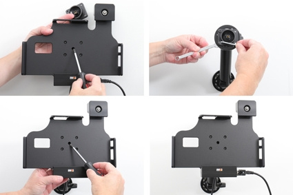 Brodit Kiinnike avaimenlukolla, Samsung Galaxy Tab Active 2 SM-T390/SM-T395/3 SM-T570/SM-T575/5 SM-X300/SM-X306B