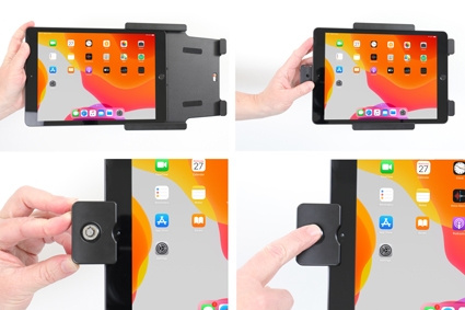 Brodit Kiinnike avaimenlukolla, Apple iPad 10.2 7th Gen (A2197, A2198, A2200)/8th Gen (A2428, A2429, A2430, A2270)/9th Gen (A2602, A2603, A2604, A2605)