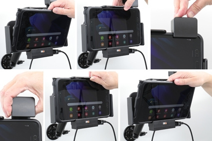 Brodit Kiinnike jousilukituksella, Samsung Galaxy Tab Active 2 SM-T390/SM-T395/3 SM-T570/SM-T575/5 SM-X300/SM-X306B