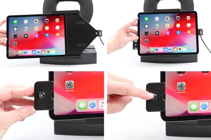 Brodit Kiinnike avaimenlukolla, Apple iPad Air 11 (A2902, A2903, A2904)/Air 11 2025 M3 (A3266, A3267, A2370)/Air 4th Gen (A2072, A2316, A2324, A2325)/Air 5th Gen (A2588, A2589, A2591)/Pro 11 2018 (A1980, A2013, A1934, A1979)/Pro 11 2020 2nd Generation  (A