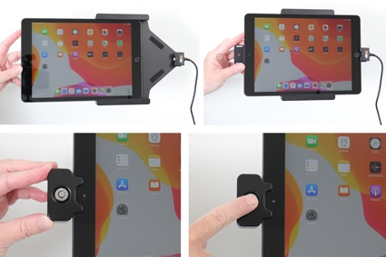 Brodit Kiinnike avaimenlukolla, Apple iPad 10.2 7th Gen (A2197, A2198, A2200)/8th Gen (A2428, A2429, A2430, A2270)/9th Gen (A2602, A2603, A2604, A2605)