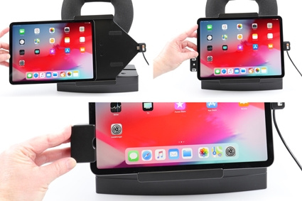 Brodit Kiinnike jousilukituksella, Apple iPad Air 11 (A2902, A2903, A2904)/Air 11 2025 M3 (A3266, A3267, A2370)/Air 4th Gen (A2072, A2316, A2324, A2325)/Air 5th Gen (A2588, A2589, A2591)/Pro 11 2018 (A1980, A2013, A1934, A1979)/Pro 11 2020 2nd Generation 