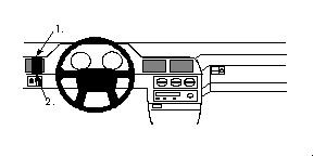 Volvo S90/V90 97-98, Vänster