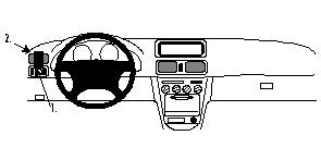 Toyota Corolla 98-01, Vänster