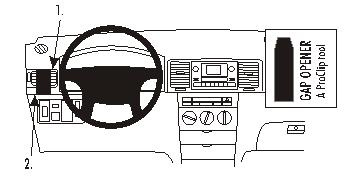 Toyota Corolla 02-07, Vänster