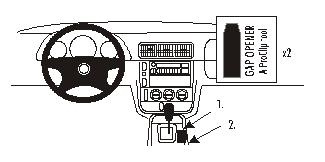 Brodit ProClip, Mercedes Benz M-Class/ML 00-04