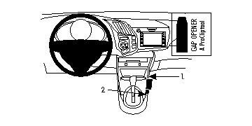 ProClip Monteringsbygel Honda CR-Z 11-15, Konsol