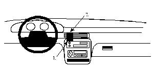 ProClip Monteringsbygel Chrysler Vision 94-98, Centrerad