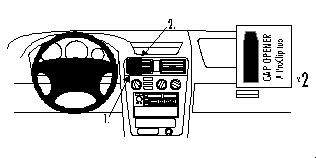 Mitsubishi Galant 97-03, Centrerad