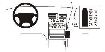 Brodit ProClip, Mercedes Benz E-sarja, Sedan 95-02