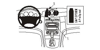 Brodit ProClip, Mercedes Benz CLK-Class 02-10 02-10