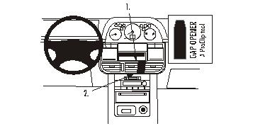 Nissan X-Trail 02-03, Centrerad
