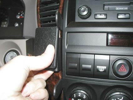 Kia Sorento 02-07, Centrerad, Brun Träpanel