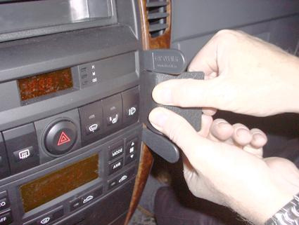 Kia Sorento 02-07, Vinklad, Brun Träpanel