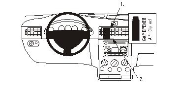 Ford Transit Connect/Tourneo Connect 03-09, Centrerad