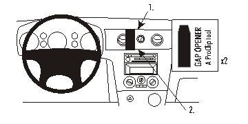 Brodit ProClip, Mitsubishi Outlander 03-06