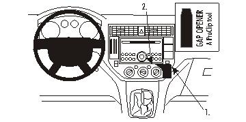 Ford C-Max 04-10/Ford Kuga 08-12, Vinklad, Låg