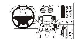 Brodit ProClip, Mercedes Benz M-Class/ML 05-11