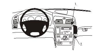 Volvo V70 05-08, Vinklad Hög, Träpanel
