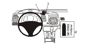 Honda Civic Hybrid 06-11, Centrerad