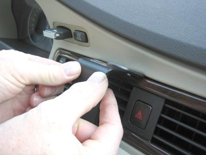 Volvo S80/V70/CX70 08-11, Center, Träpanel