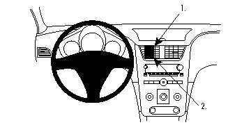 Chevrolet Malibu 08-12, Centrerad