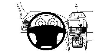Volvo XC60 09-10, Vinklad, Hög
