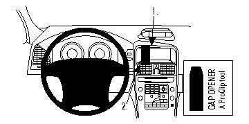 Volvo XC60 09-13, Centrerad, Hög