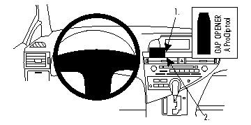 Lexus RX Serie 10-15, Centrerad
