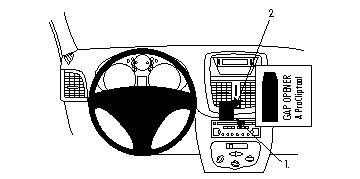 Peugeot 206+ 09-13, Centrerad