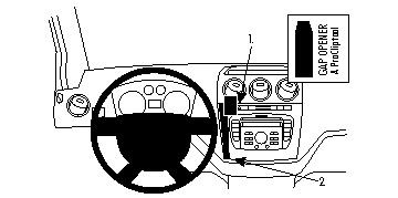 Ford Transit Connect/Tourneo Connect 10-13, Centrerad