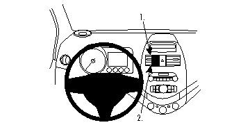 Chevrolet Spark 11-14, Centrerad