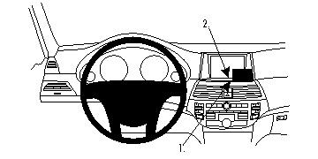 Honda Accord Coupé 08-12/Crosstour 10-12, Centrerad, Höger