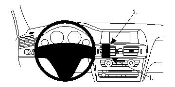 BMW X3 11-14, Centrerad