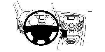Ford Focus 11-15, Centrerad