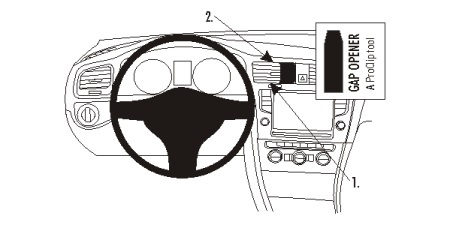 Volkswagen Golf VII 13-15, Centrerad