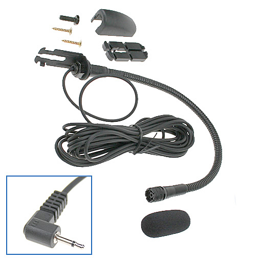 Joutsenkaulamikrofoni 3,5 mm, 6 metrin kaapeli