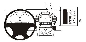 ProClip Monteringsbygel Chevrolet Captiva 07-11