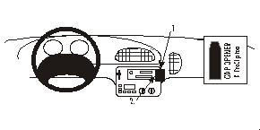 ProClip Monteringsbygel Chrysler Voyager 96-00