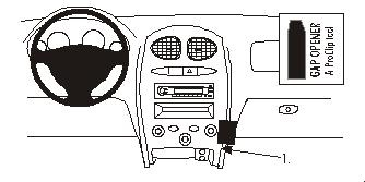 ProClip Monteringsbygel Hyundai Santa Fe 01-05