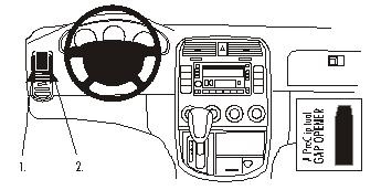 ProClip Monteringsbygel Kia Carnival 02-05