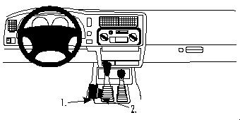 ProClip Monteringsbygel Mitsubishi L200/Pick Up 97-05