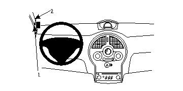 ProClip Monteringsbygel Renault Modus 05-13