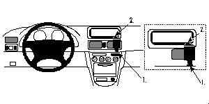 ProClip Monteringsbygel Toyota Corolla 98-01