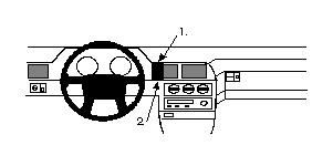 ProClip Monteringsbygel Volvo S90/V90 97-98, Volvo 760 88-90, Volvo 960 91-97