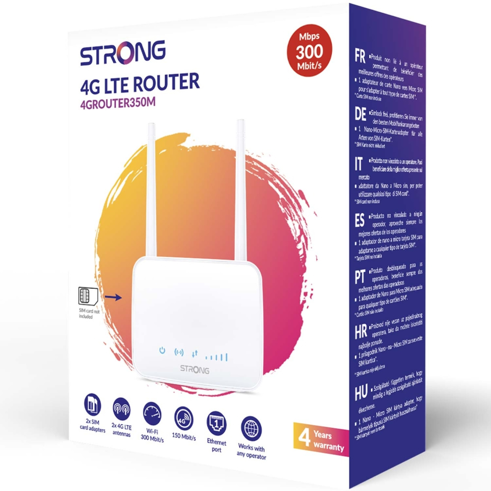 Strong 4GROUTER350M, kompakti 4G LTE -reititin