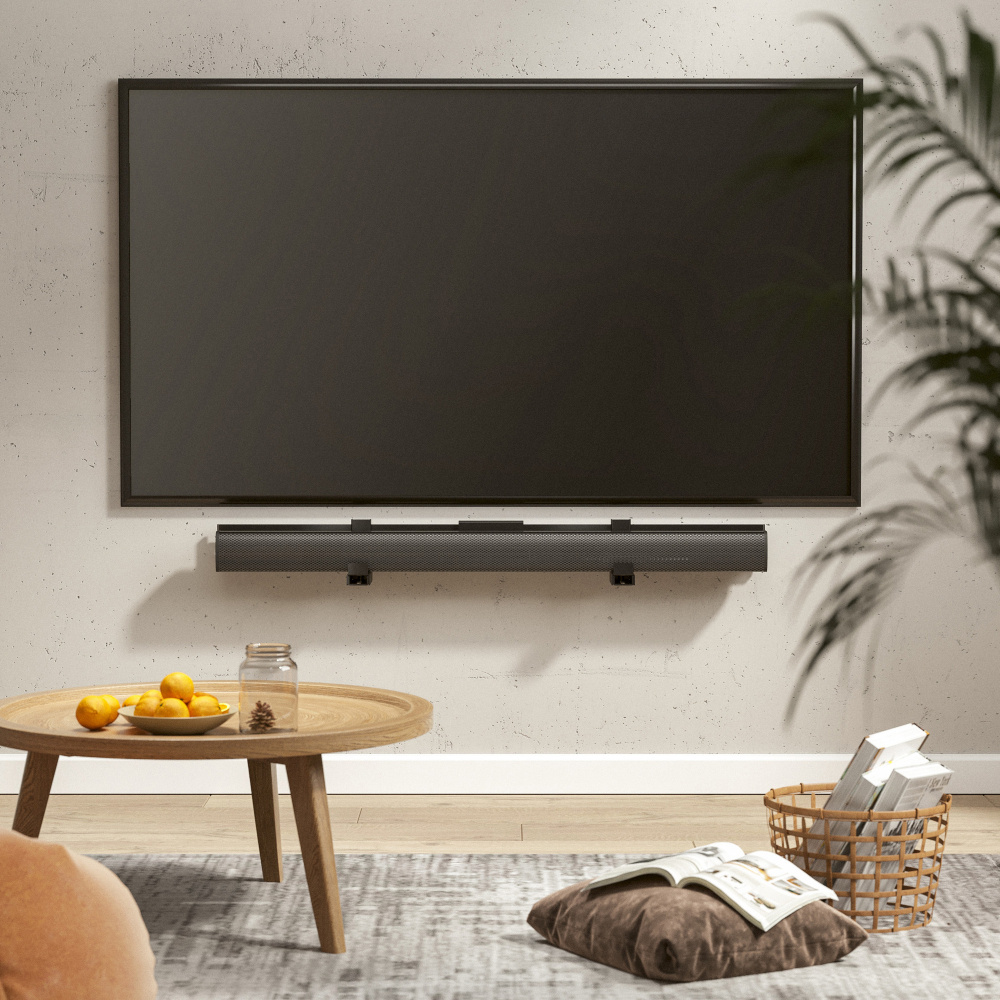 LogiLink yleiskiinnike soundbarille, 86-155 mm syvä